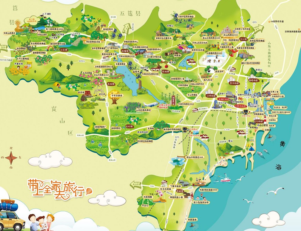 横林镇景区使用手绘地图给景区能带来什么好处？